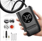 Bomba De Encher Pneu De Carro Bike Moto Eletrica Portátil Cor Preto