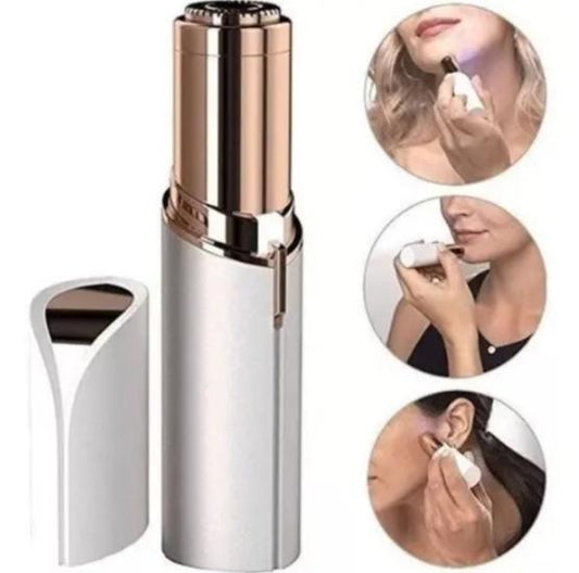 Depilador Facial USB Flawlbss Branco para Buço e Sobrancelhas Portátil