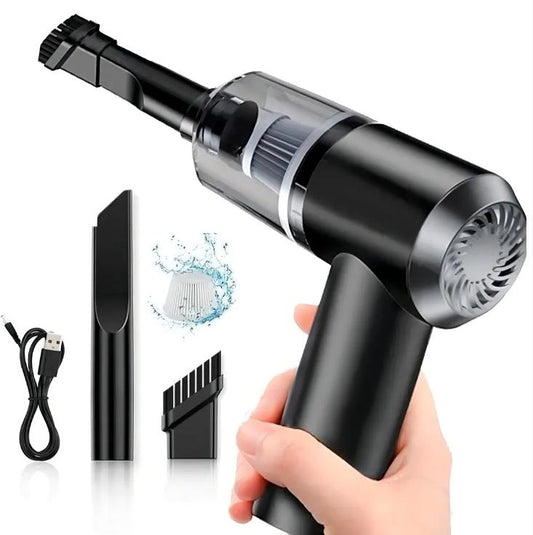 Mini Aspirador de Pó Automotivo Portátil 120W Soprador Refil Filtros Recarregável 3 em 1 USB Premium Vácuo Limpeza Carro Multifuncional Casa