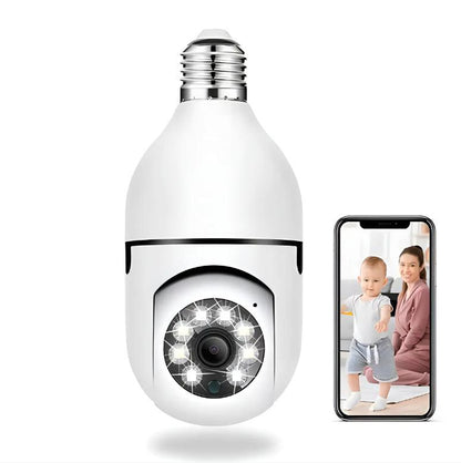 Câmera Ip Lâmpada 360° Wi-Fi Yoosee Jortan Panorâmica Visão