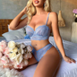 Camisola de Renda Estilo Babydoll com Laço e Detalhe de Coração