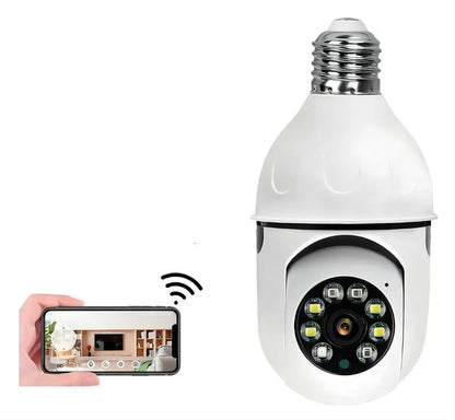 Câmera Ip Lâmpada 360° Wi-Fi Yoosee Jortan Panorâmica Visão
