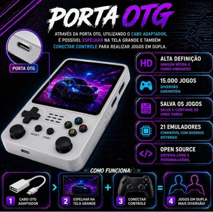 Fone Sem Fio Mian Econ R36s Led Console Portátil