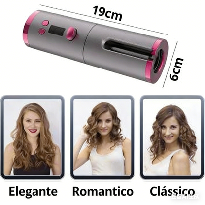 Cacheador Modelador Para Cabelo Cachos S/fio Recarregável 110,220