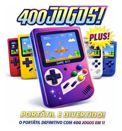 Transcoder Mini Game 400 Jogos Retrô Portátil