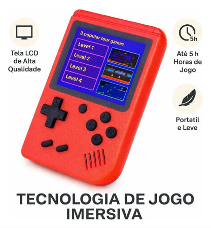 Transcoder Mini Game 400 Jogos Retrô Portátil