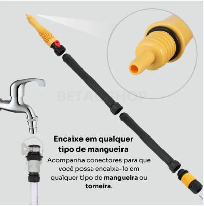 Escova De Limpeza De Carro Rotação Automática Multiuso Amarelo