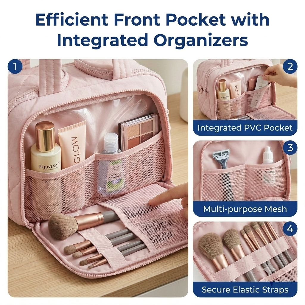 Necessaire de Viagem, Bolsa de Viagem Leve, para Mulheres